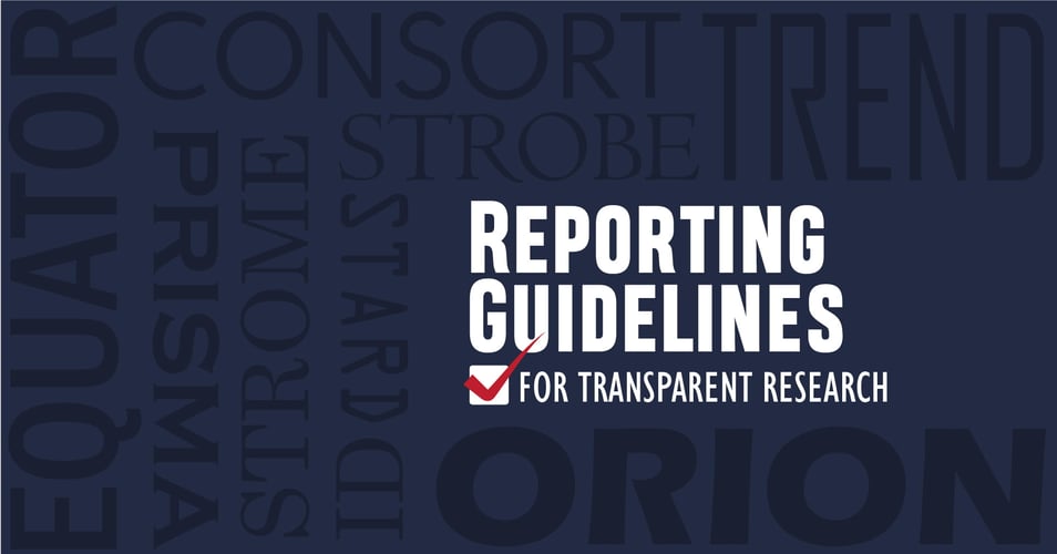 Three CHEERS for the TREND to CONSORT with ORION at the EQUATOR: Or, Reporting Guidelines for Research