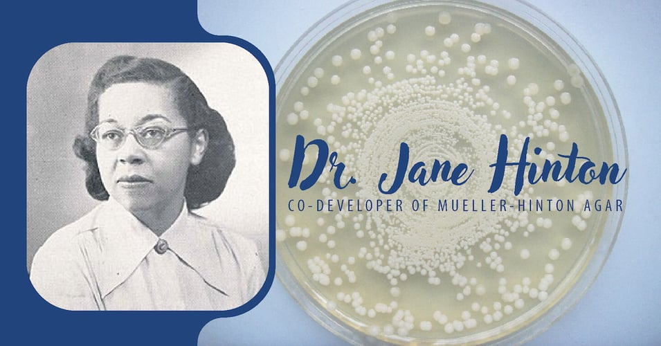 Dr. Jane Hinton: Co-Developer of Mueller-Hinton Agar