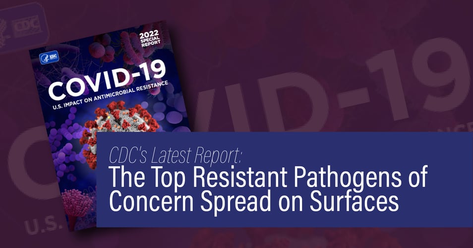 CDC's Latest Report: The Top Resistant Pathogens of Concern Spread on Surfaces