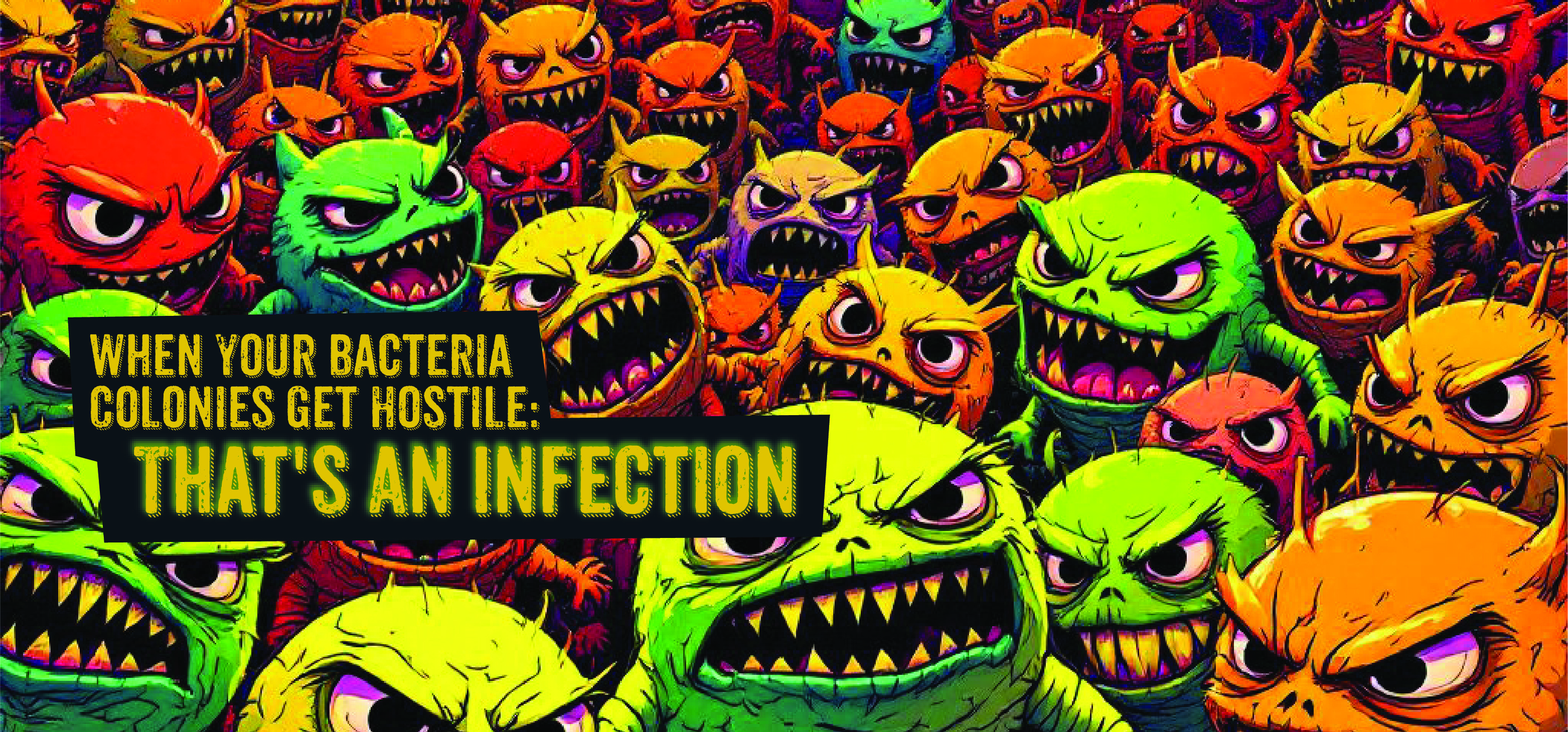 When Your Bacteria Colonies Get Hostile: That's An Infection